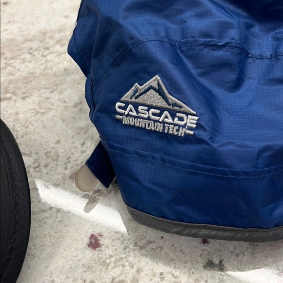 Cascade Mountain Tech Hat Cap Blue Outdoor Cycling Hiking Adjustable Set of 2 - Picture 7 of 8